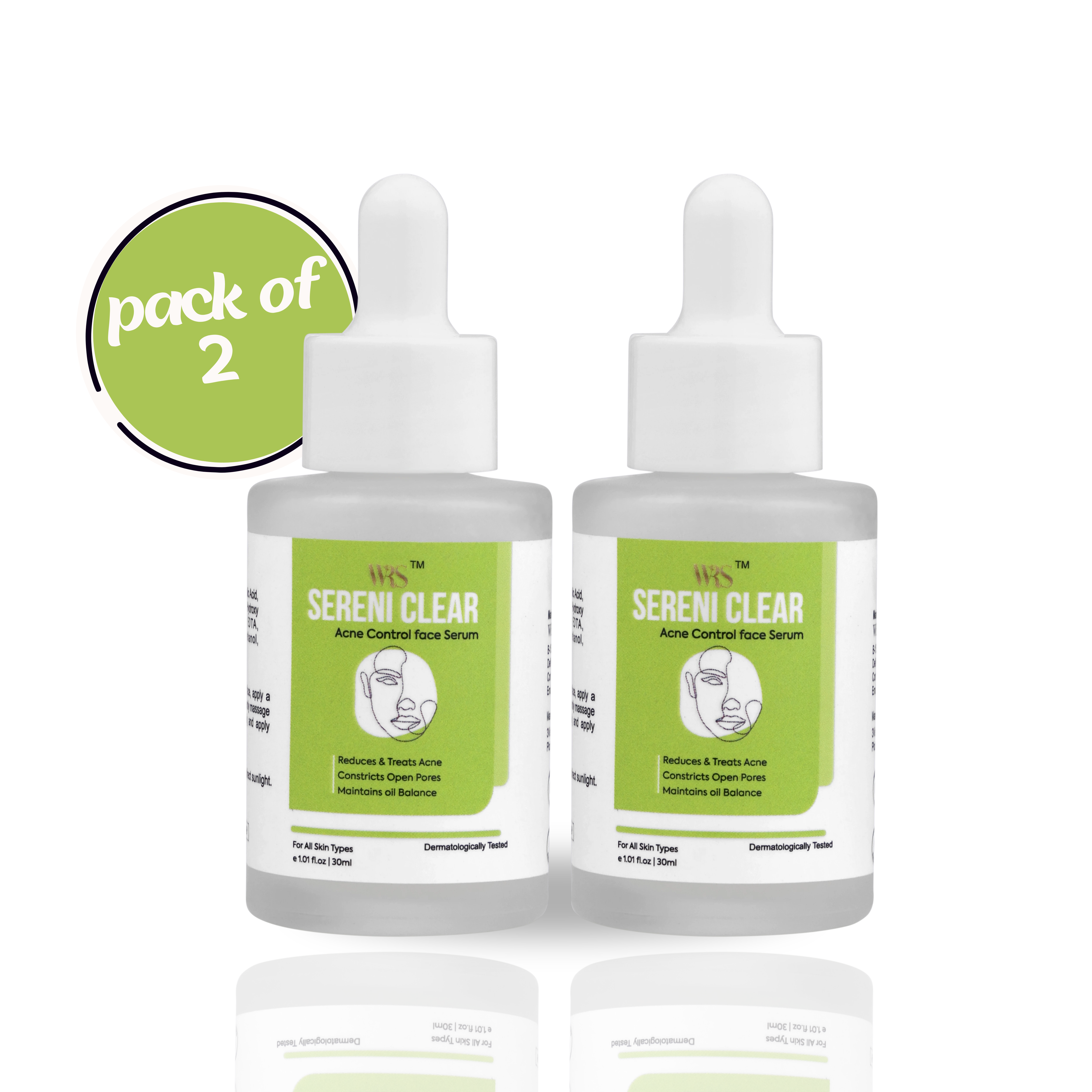 Acne Serum Combo Pack for Indian Skin types- Pimple-Free Glow